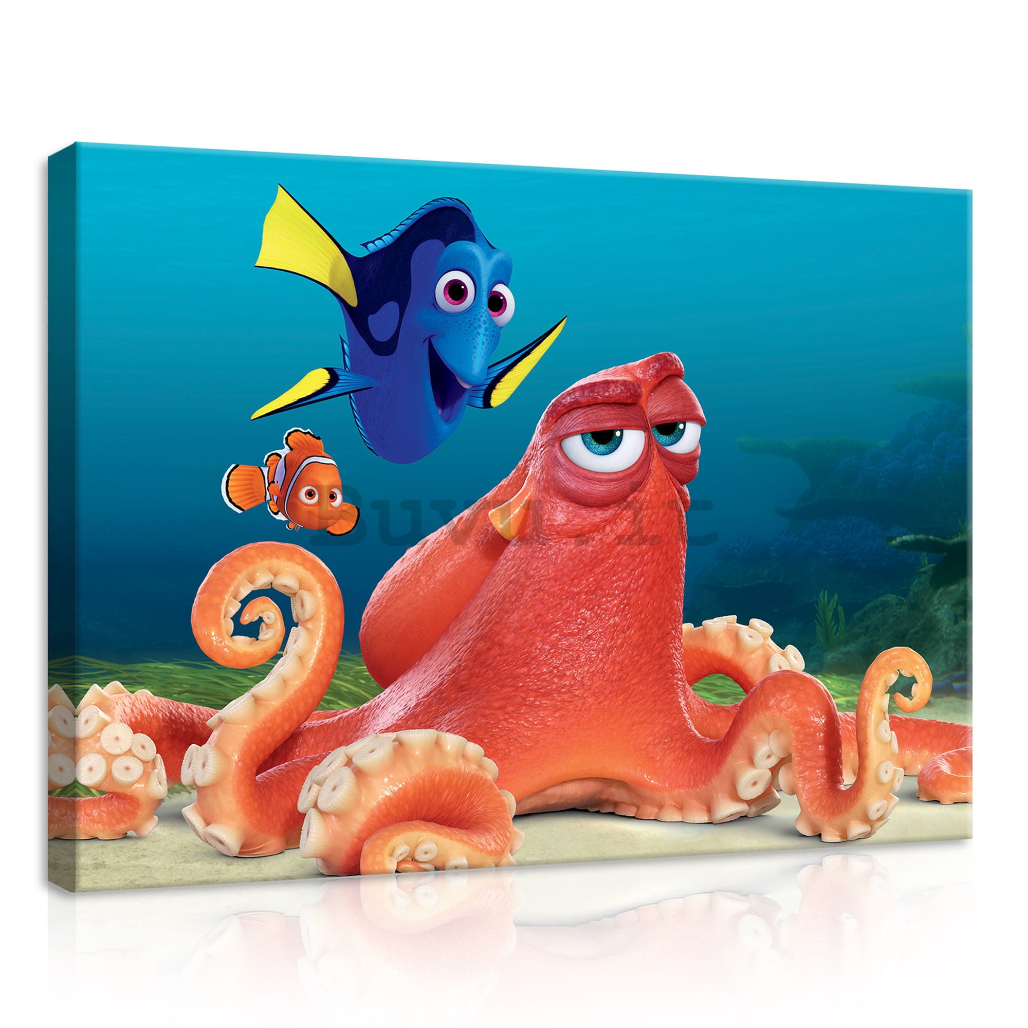Quadro su tela: Alla ricerca di Nemo (Hank) - 35x25 cm