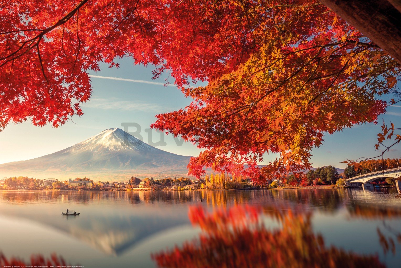 Poster: Lago Kawaguchiko, Monte Fuji