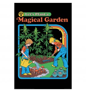 Poster - Steven Rhodes (Let's Plant A Magical Garden)
