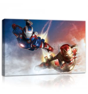 Quadro su tela: Iron Man & War Machine - 60x40 cm