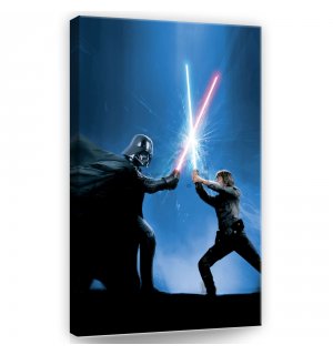 Quadro su tela: Star Wars Duel - 40x60 cm