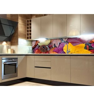 Fotomurale lavabile autoadesiva per cucina - Autunno, 180x60 cm