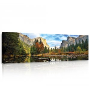 Quadro su tela: Parco Nazionale Yosemite - 145x45 cm