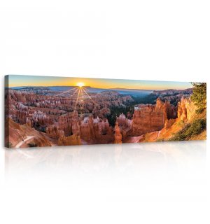 Quadro su tela: Bryce Canyon - 145x45 cm