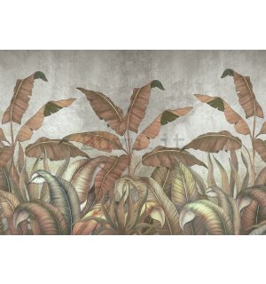 Fotomurale in TNT: Imitazione di foglie naturali - 254x184 cm