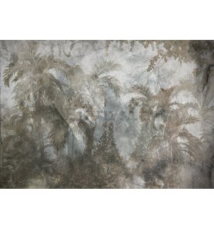 Fotomurale in TNT: Jungle (imitazione concreta) - 254x184 cm