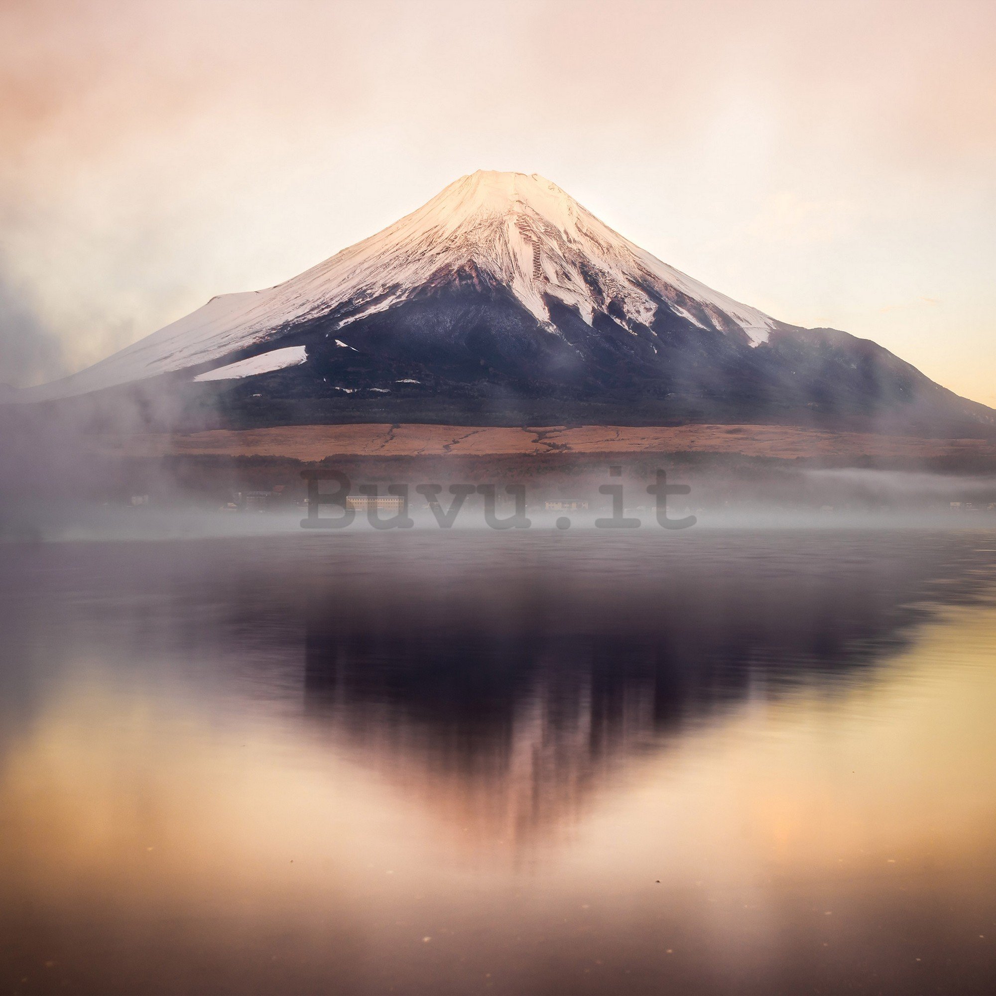 Fotomurale in TNT: Lago e Monte Fuji - 254x184 cm
