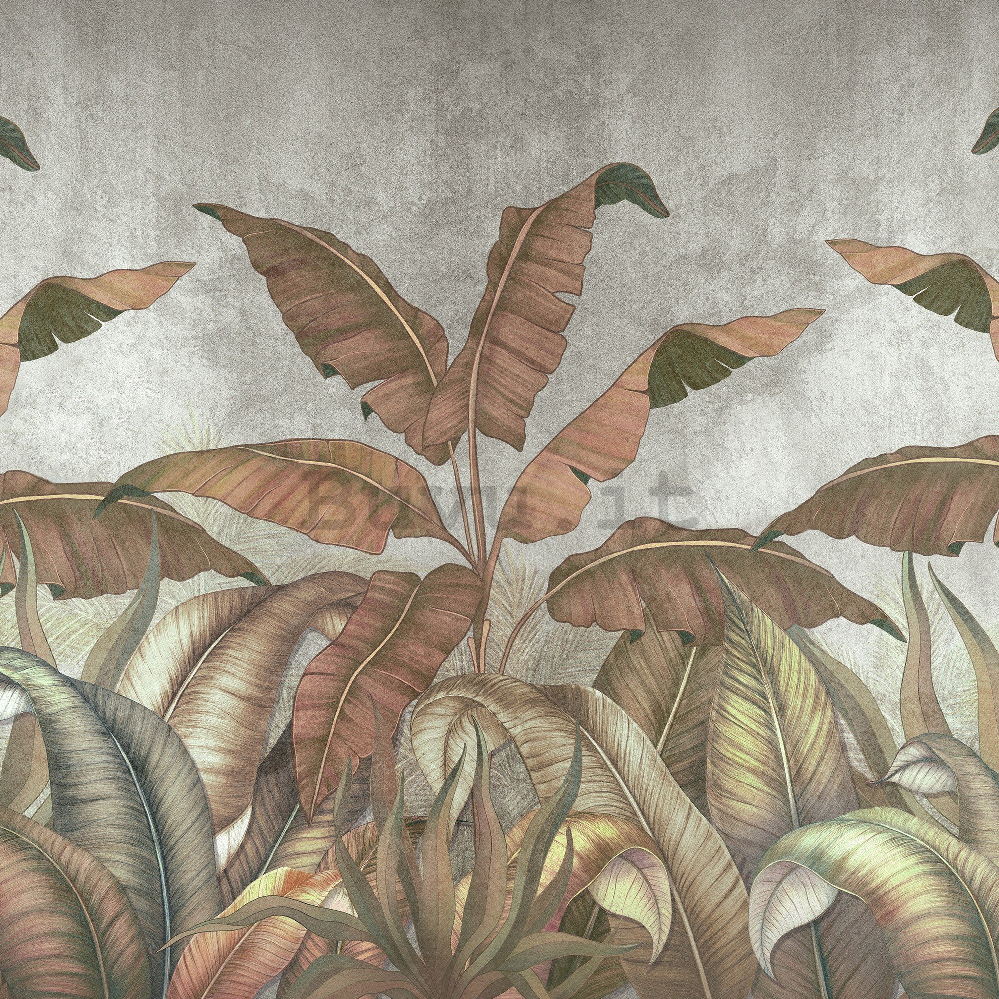 Fotomurale in TNT: Imitazione di foglie naturali - 368x254 cm