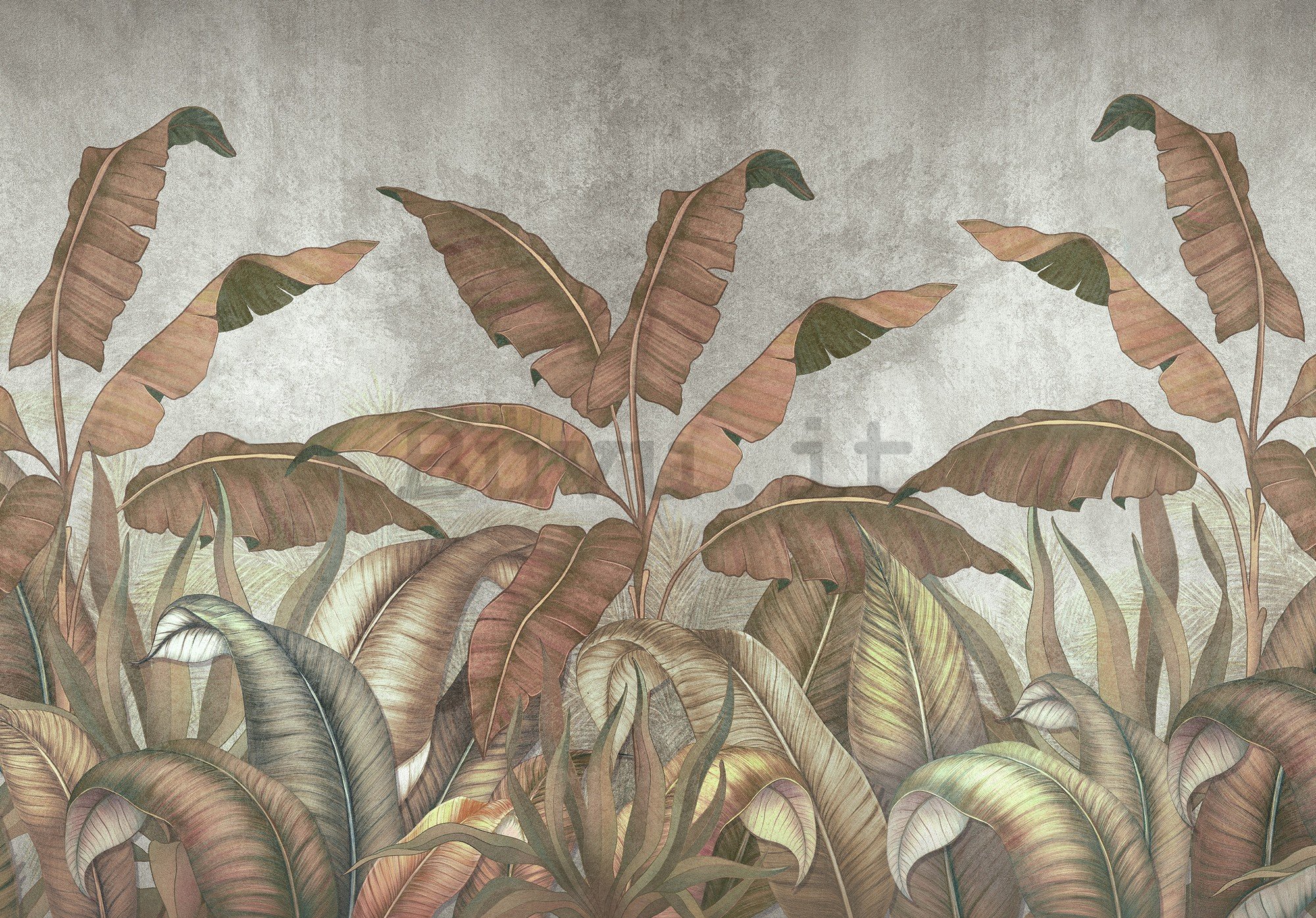 Fotomurale in TNT: Imitazione di foglie naturali - 368x254 cm