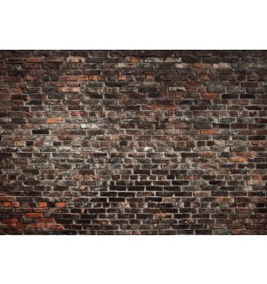Fotomurale in TNT: Muro di mattoni finto - 368x254 cm