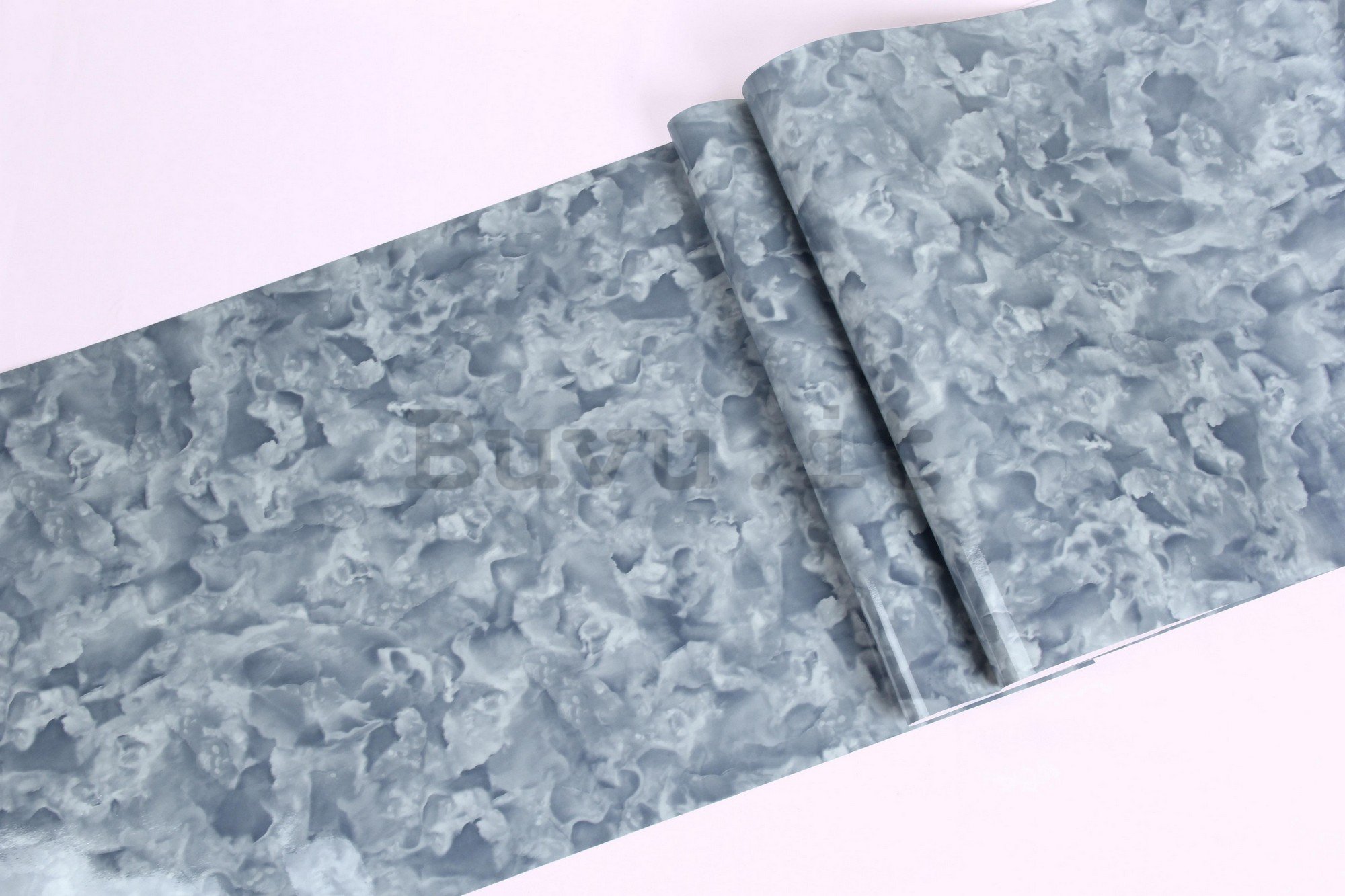 Carta da parati autoadesiva per mobili marmo grigio-blu 45cm x 8m