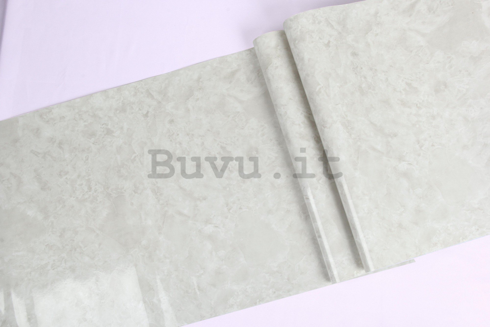 Carta da parati autoadesiva per mobili marmo bianco 45cm x 3m