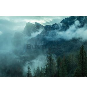 Fotomurale in TNT: Nebbia in montagna - 254x184 cm