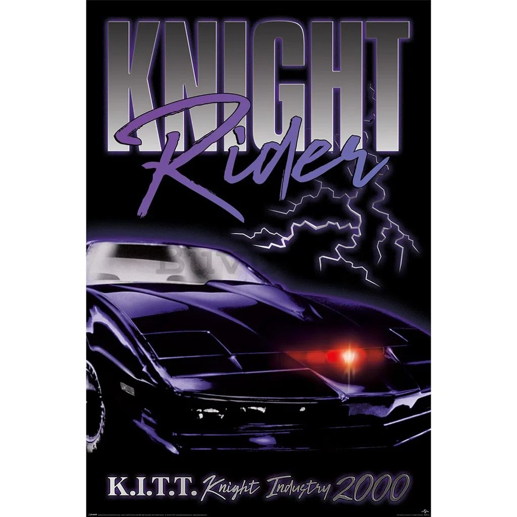 Poster - Knight Rider (Kitt Knight Industry 2000)