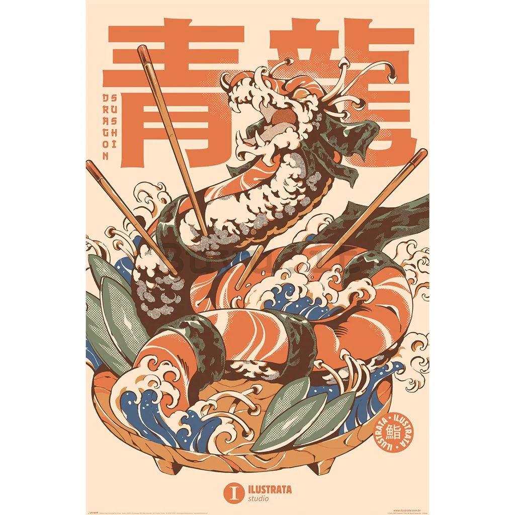 Poster - Ilustrata (Dragon Sushi)