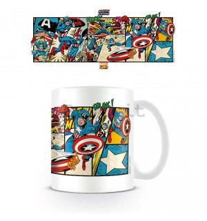 Tazza - Marvel Comics (Captain America Panels)