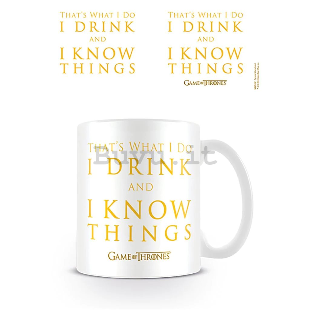 Tazza - Game Of Thrones (Drink & Know Things)