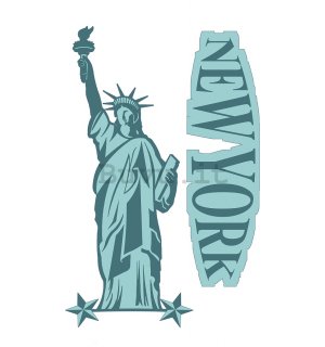 Adesivo - New York (Statua della Liberta)
